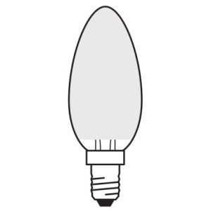 Lamp LED E14 8W 220-240V 3K T38
