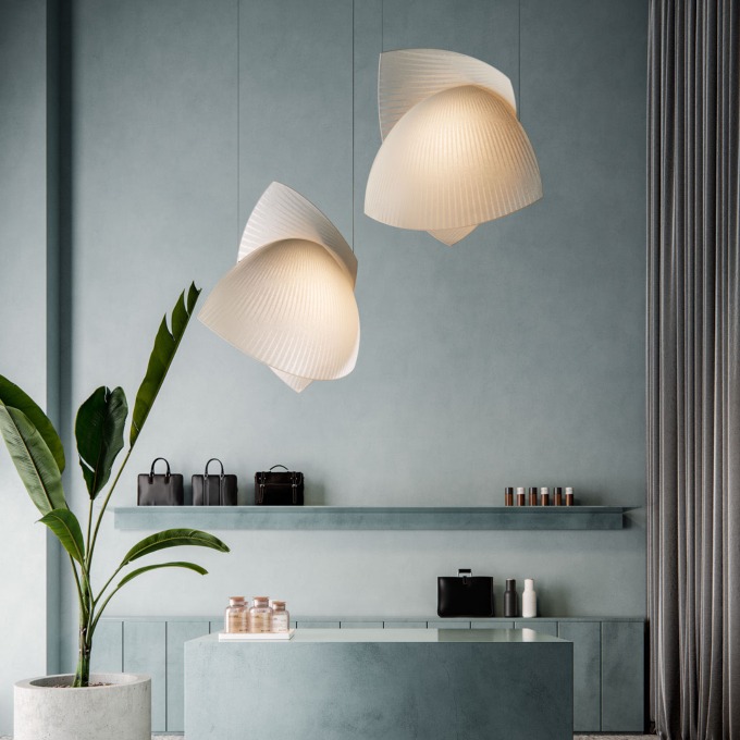 Šviestuvas Leds C4 – Voiles pendant Pakabinamas šviestuvas  - 2