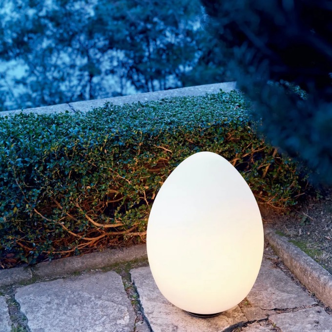 Lamp Fontana Arte - Uovo Outdoor Outdoor floor  - 3