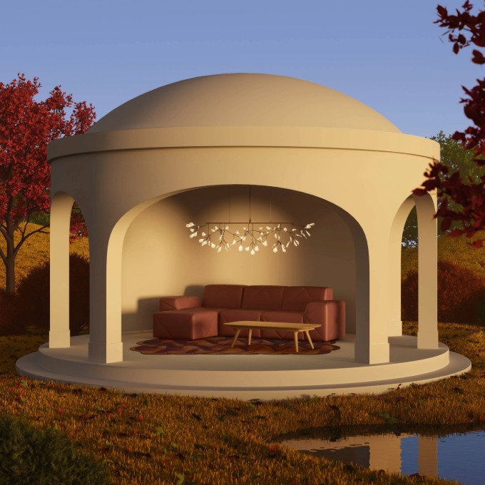 Lamp Moooi - Heracleum III Linear Подвесные  - 2