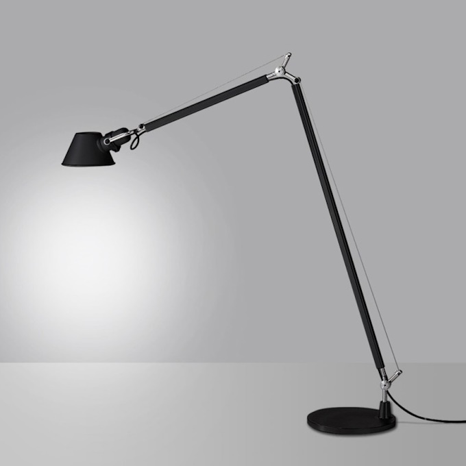 Lamp Artemide - Tolomeo Reading Floor Floor  - 1