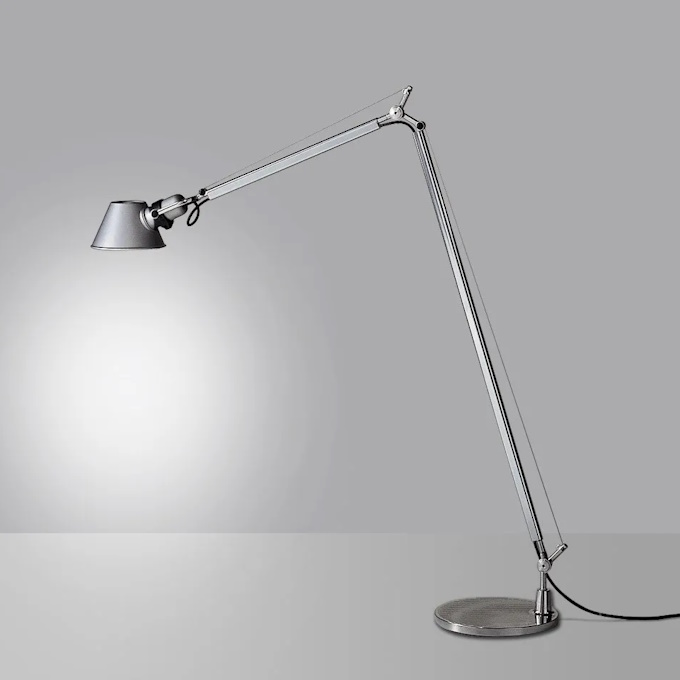 Lamp Artemide - Tolomeo Reading Floor Floor  - 2