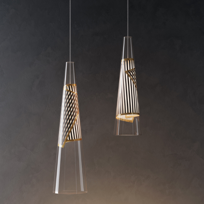 Lamp Lodes - Cono di Luce Pendant  - 1