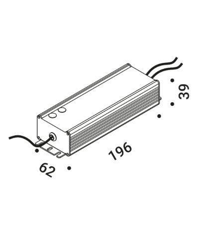 Driver 48V - 80W - IP67 - 1-10V