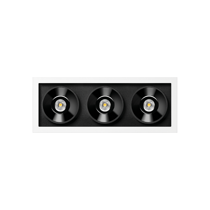 Lamp Arkoslight - Black Foster Recessed 3 Впускаемые  - 3