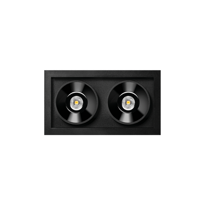 Lamp Arkoslight - Black Foster Recessed 2 Впускаемые  - 1