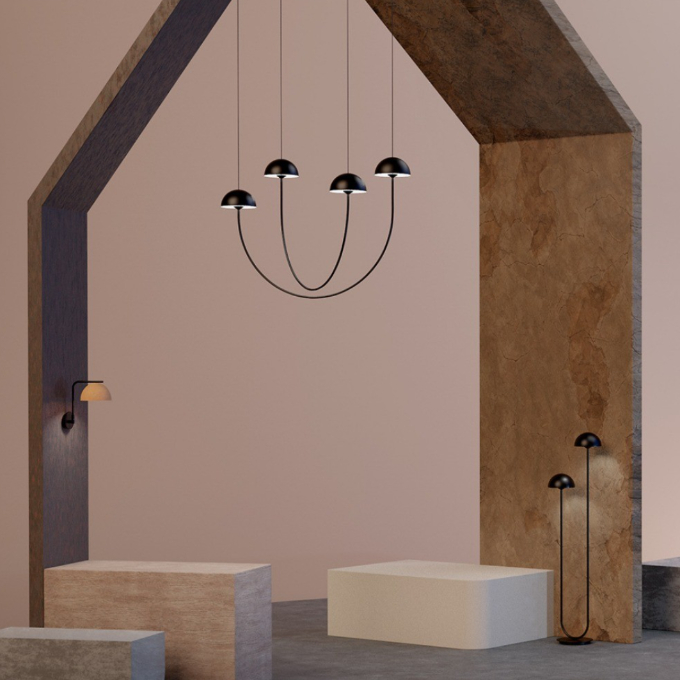 Lamp Luxcambra - Champignon c Pendant  - 3
