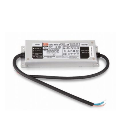 Impulsinis maitinimo šaltinis LED 24V 100W 4A, reguliuojamas, PFC, IP65