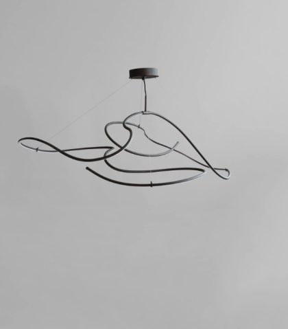 Lamp 101 Copenhagen - Ghost Chandelier Big Burned Black