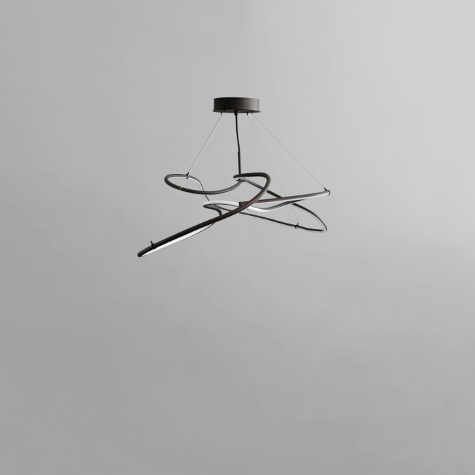 Lamp 101 Copenhagen - Ghost Chandelier Mini Burned Black Подвесные  - 3