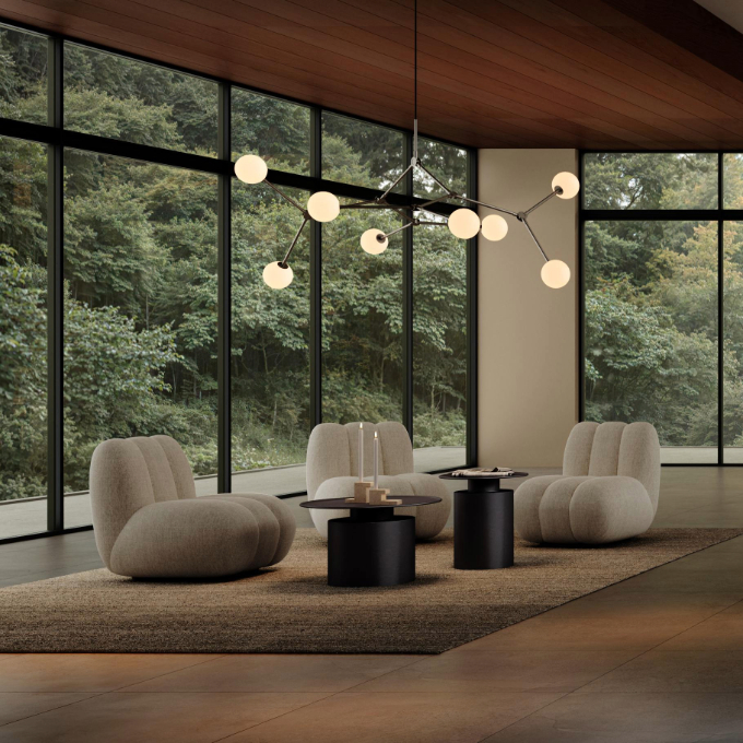 Lamp 101 Copenhagen - Drop Chandelier Bulp Grande Подвесные  - 5