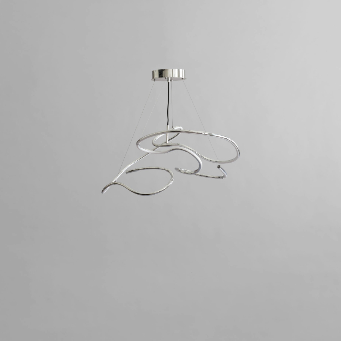 Lamp 101 Copenhagen - Ghost Chandelier Mini Chrome Подвесные  - 3
