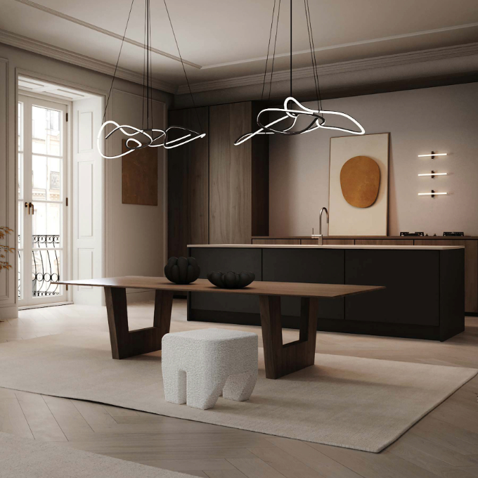 Lamp 101 Copenhagen - Ghost Chandelier Mini Burned Black Подвесные  - 2