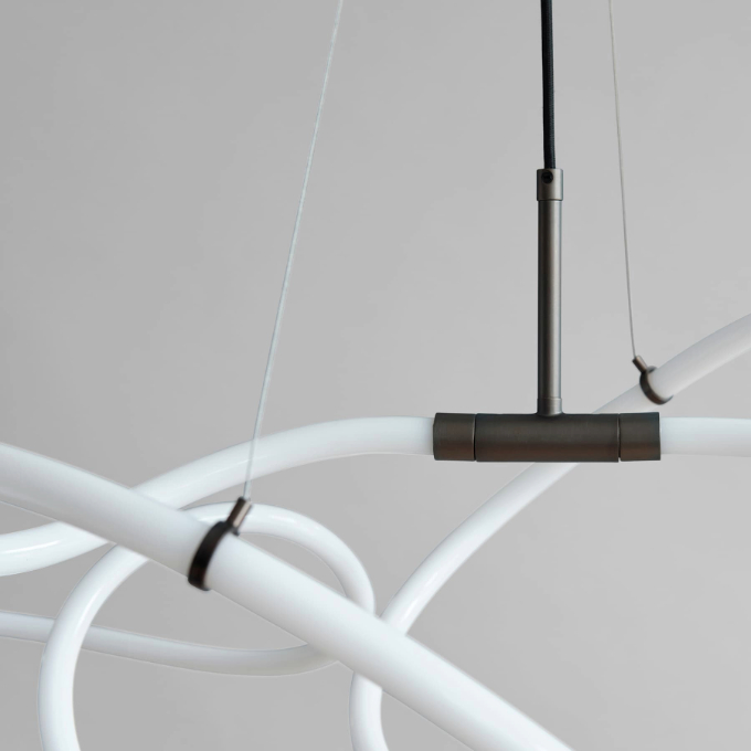 Lamp 101 Copenhagen - Ghost Chandelier Big Neon Подвесные  - 7