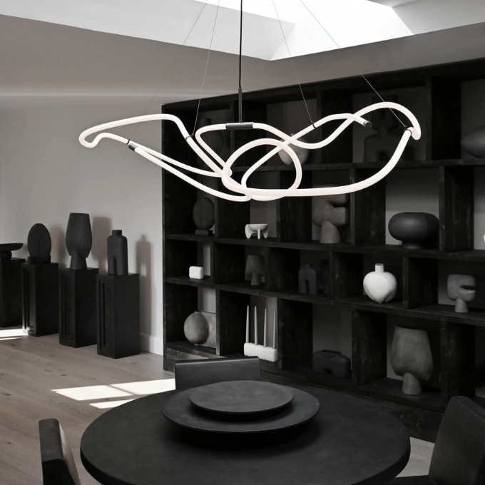 Lamp 101 Copenhagen - Ghost Chandelier Big Neon Подвесные  - 3