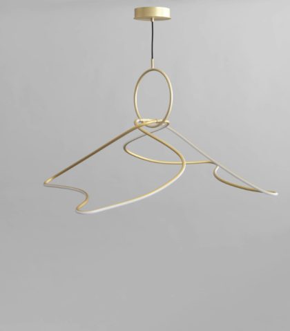 Lamp 101 Copenhagen - Kumo Chandelier Big Brass