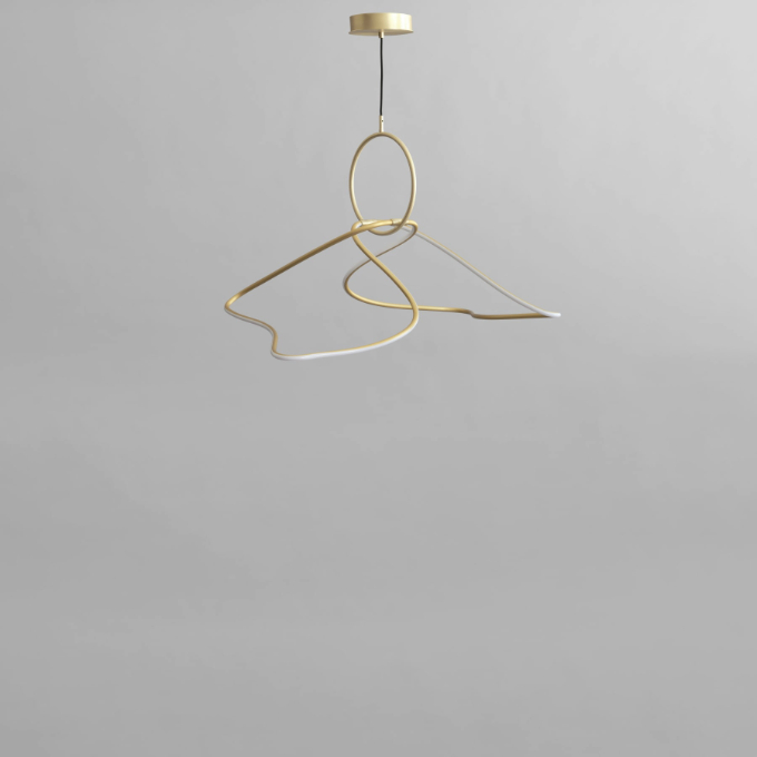 kumo-chandelier-mini-brass Подвесные  - 1