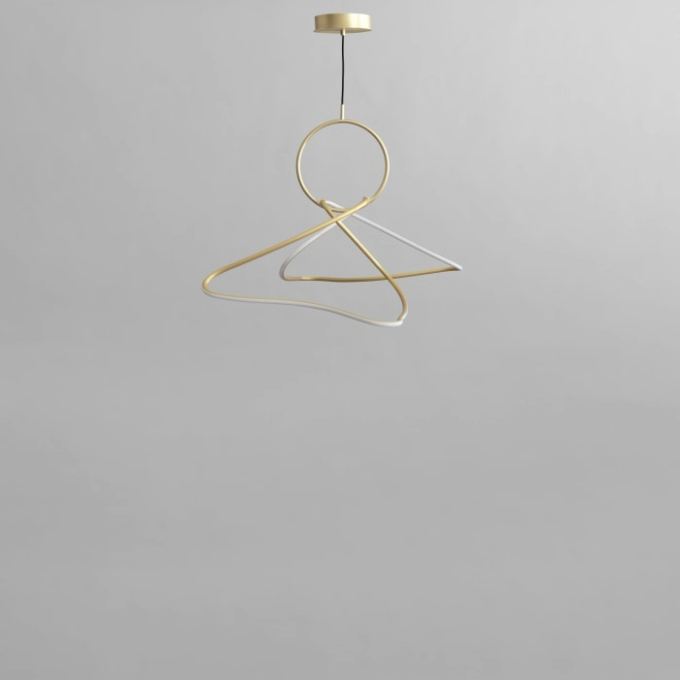 kumo-chandelier-mini-brass Подвесные  - 4