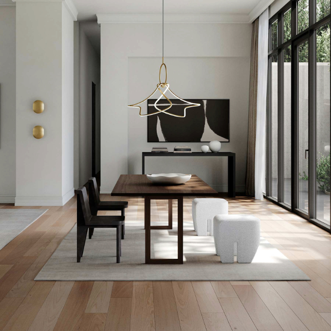 kumo-chandelier-mini-brass Подвесные  - 2