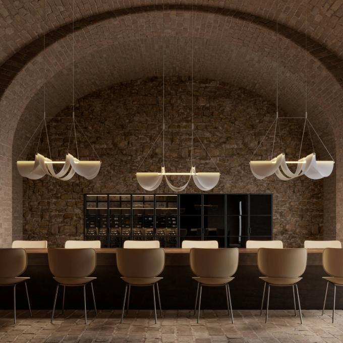 Lamp Moooi - Drape light Pendant  - 1