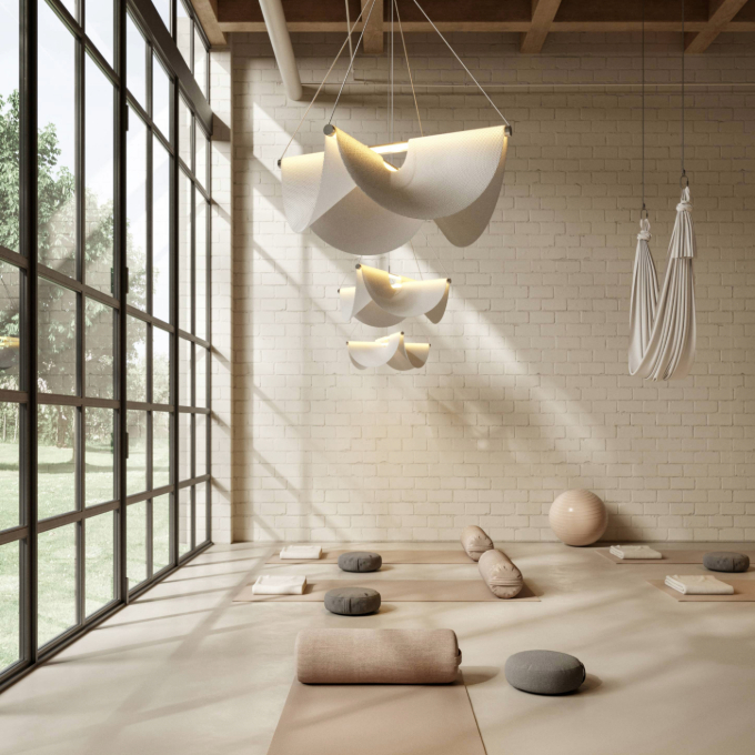 Lamp Moooi - Drape light Pendant  - 2