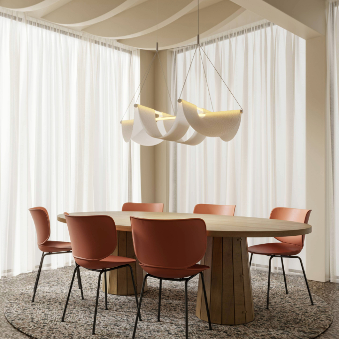 Lamp Moooi - Drape light Pendant  - 3