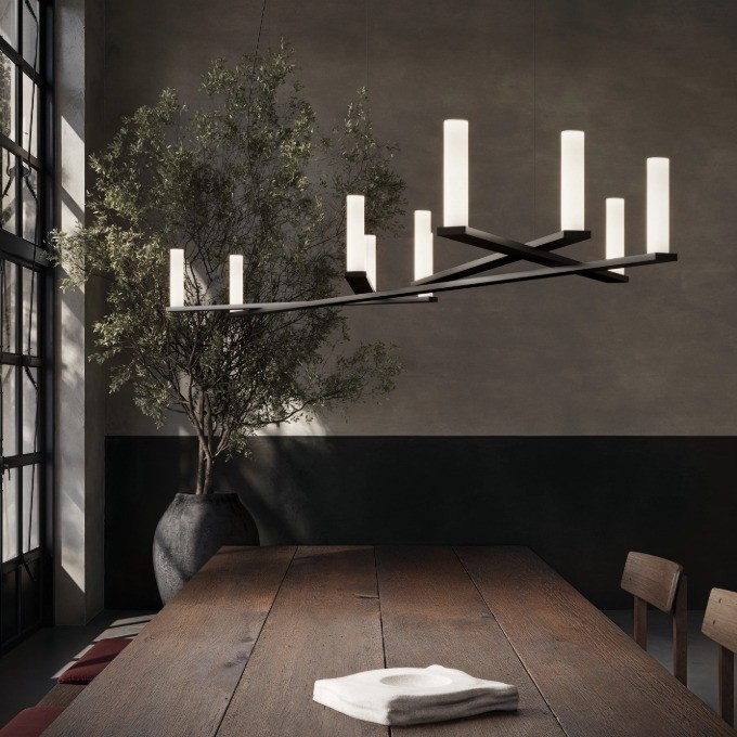 Lamp Luceplan - Dix Bougies Pendant  - 2