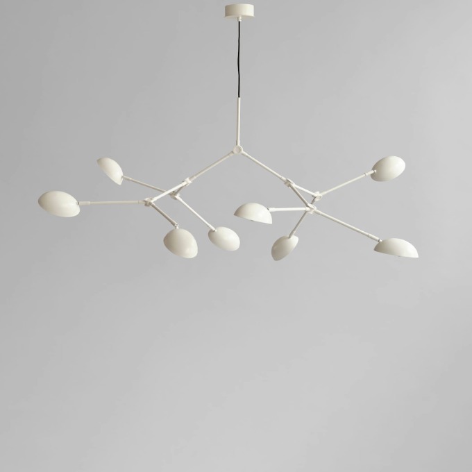 Lamp 101 Copenhagen - Drop Chandelier White Pendant  - 1