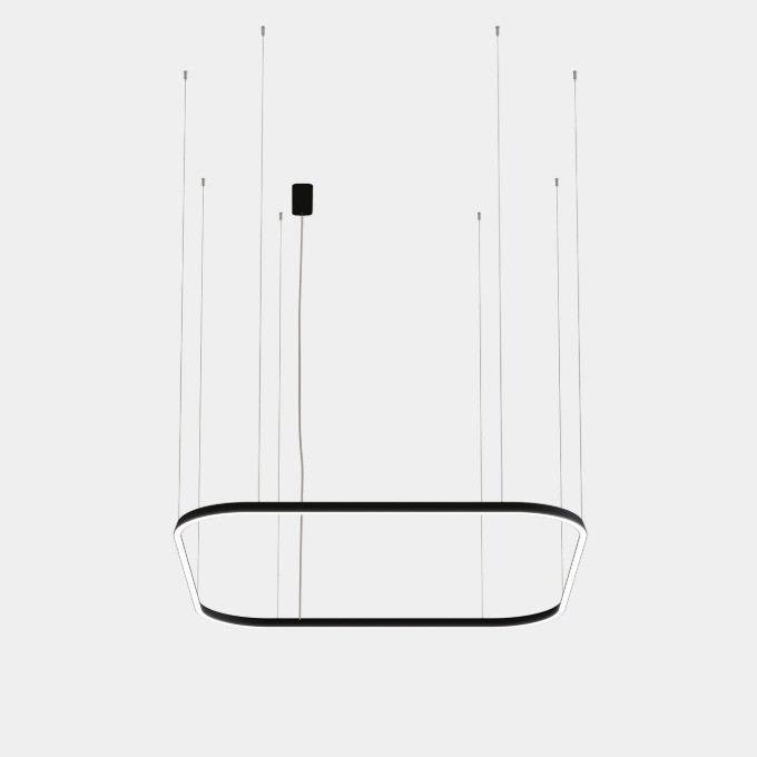 Lamp Leds C4 - Geometric Square Pendant  - 3