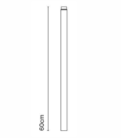 Extension pole for Ringo lamp 60 cm
