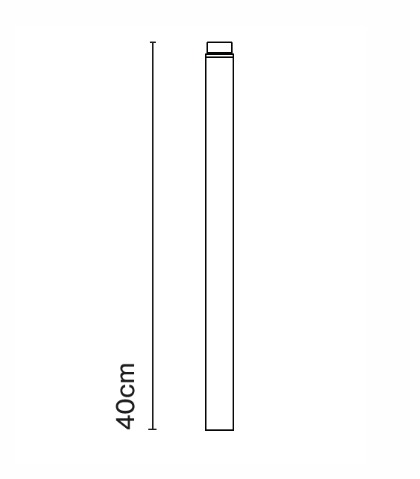 Extension pole for Ringo lamp 40 cm