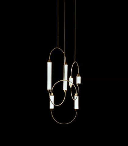 Lamp GIOPATO&COOMBES - Cirque Chandelier Weave Medium