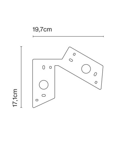 Ground fixation plate x 2