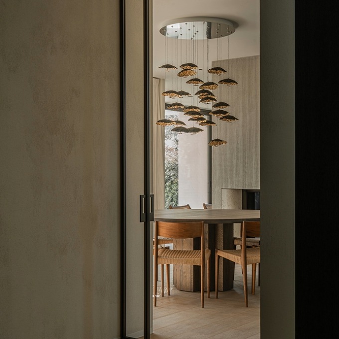 Lamp Catellani & Smith - Gold Moon Chandelier Подвесные  - 4