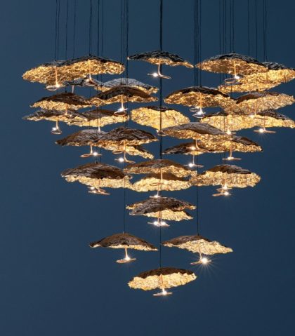 Šviestuvas Catellani & Smith – Gold Moon Chandelier