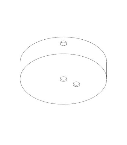 Ceiling cup white Ø95mm SR0262B EXT