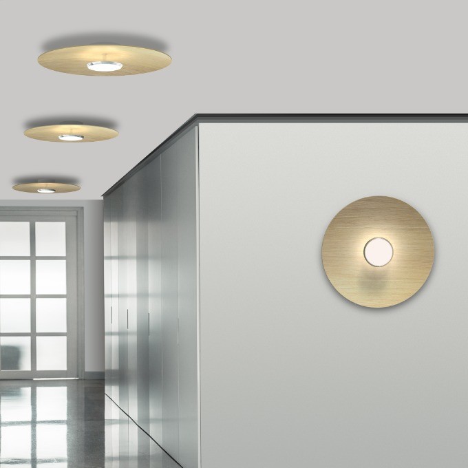 Lamp Pablo Designs - Sky Dome flush wood  - 3
