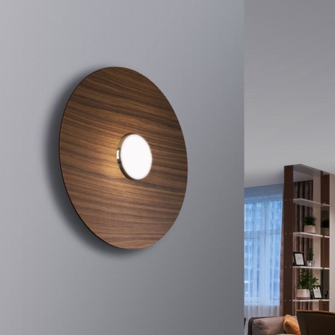 Lamp Pablo Designs - Sky Dome flush wood  - 1