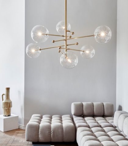 Ekspozicinis šviestuvas Schwung Home – RD15 6 Arm Chandelier