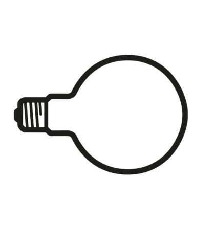 Lampadina LED Lamp 2W E27 230V 2700K G125 Non Dimmmable