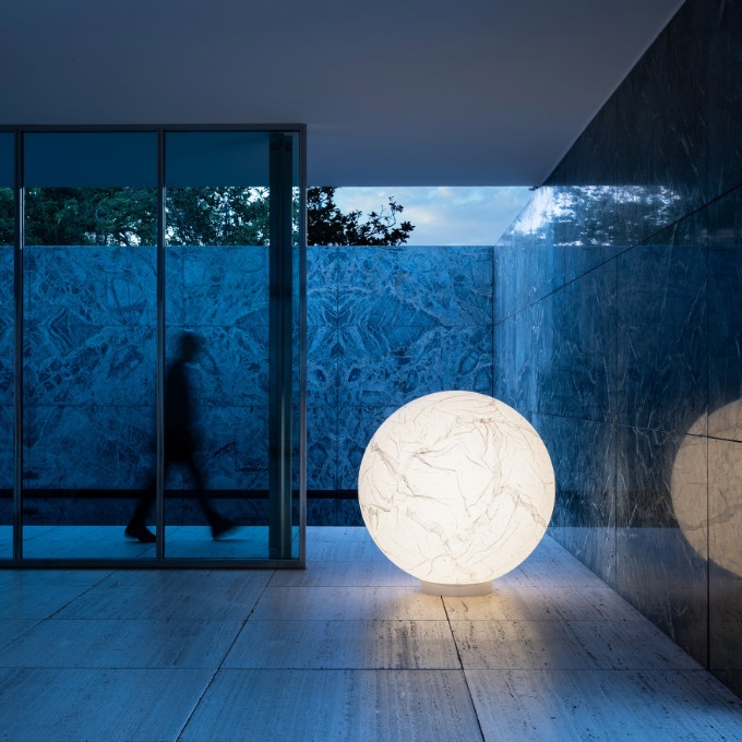 Lamp Davide Groppi - Moon 80 F/120 F Напольные  - 2