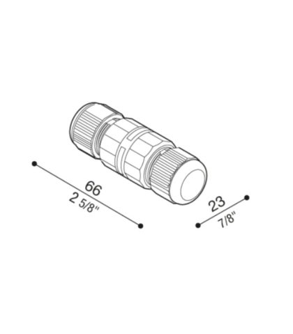 3-pole coaxial terminal block LB11293