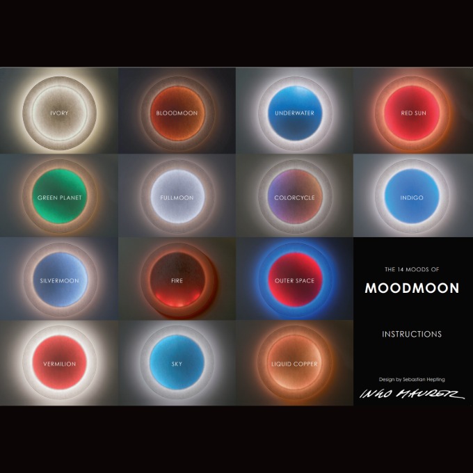Lamp Ingo Maurer - MOODMOON Wall  - 3