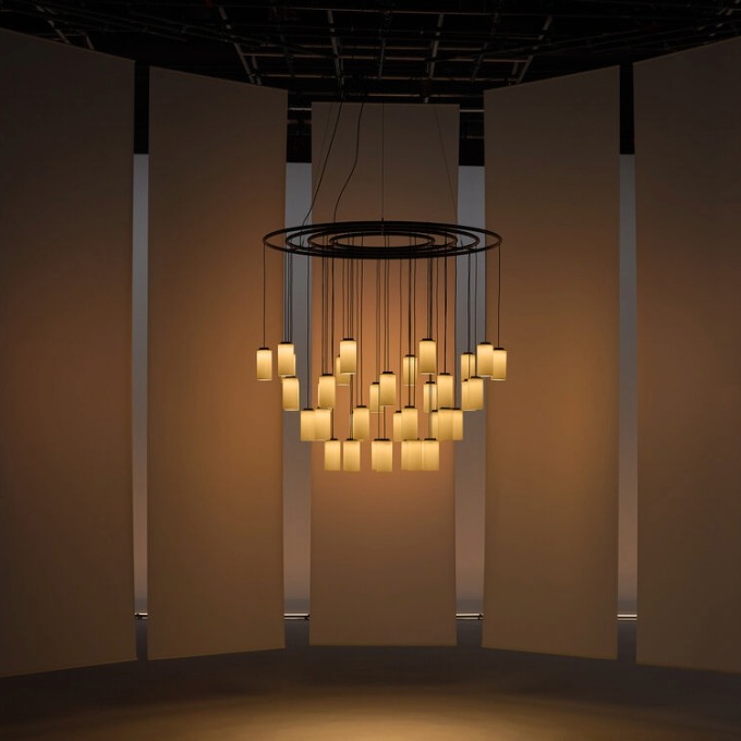 Lamp Santa&Cole - Cirio Chandelier L Подвесные  - 4