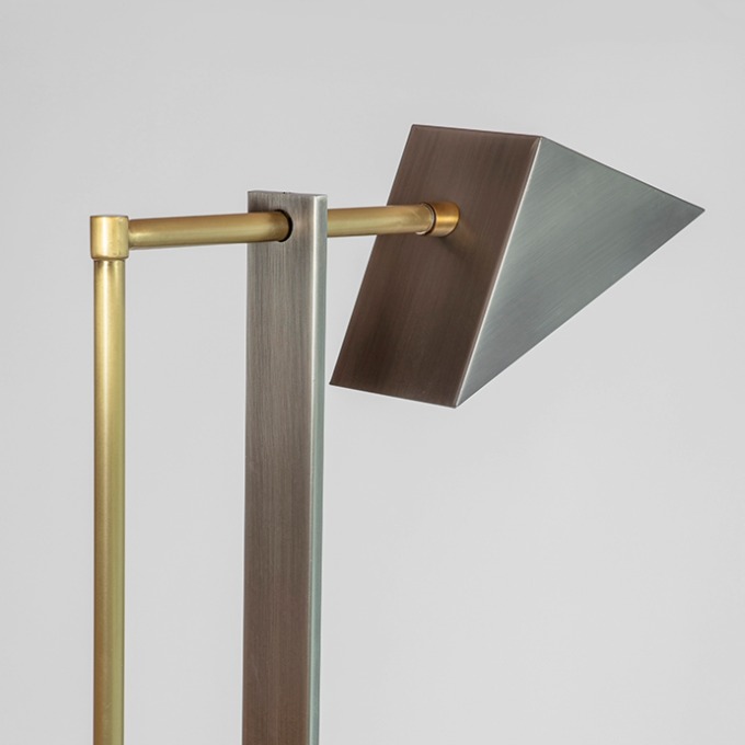 Lamp Square in circle - Marble and wedge Floor  - 2