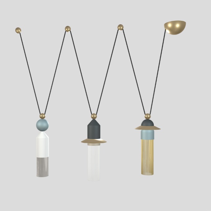Lamp Masiero - Nappe C3 Pendant  - 1